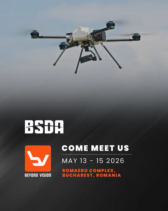 Newsflash: Beyond Vision will be at Black Sea Defense & Aerospace 2026!

BSDA 2026 is an international event that brings together military officials, government stakeholders, industry leaders, and technology providers across defense, aerospace, and security.

We’ll be present with YellowScan to showcase an integrated drone solution that combines autonomous aerial platforms with UAV LiDAR. It’ll be a fantastic opportunity to network, collaborate, and share innovative ideas in these vital sectors.

See you there!