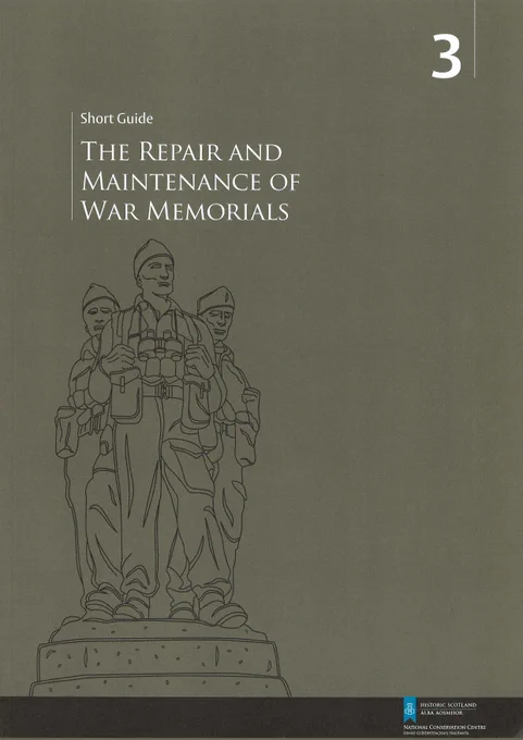 Front cover of Historic Environment Scotland - The Repair and Maintenance of War Memorials