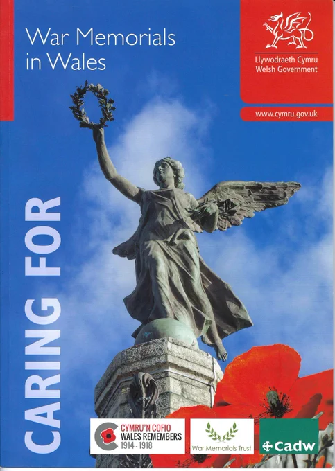 Front cover of Cadw's - Caring for War Memorials  