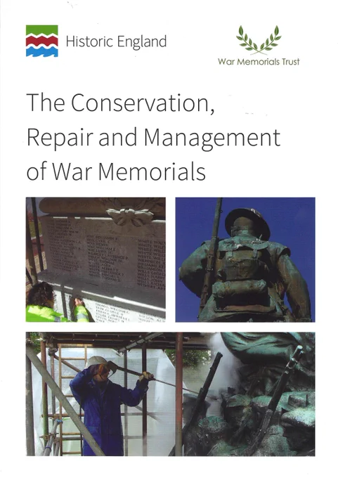 Front cover of Historic England - The Conservation, Repair and Management of War Memorials 