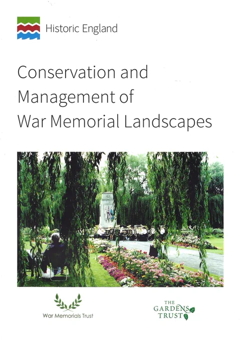 Front cover of Historic England -  Conservation and Management of War Memorials Landscapes