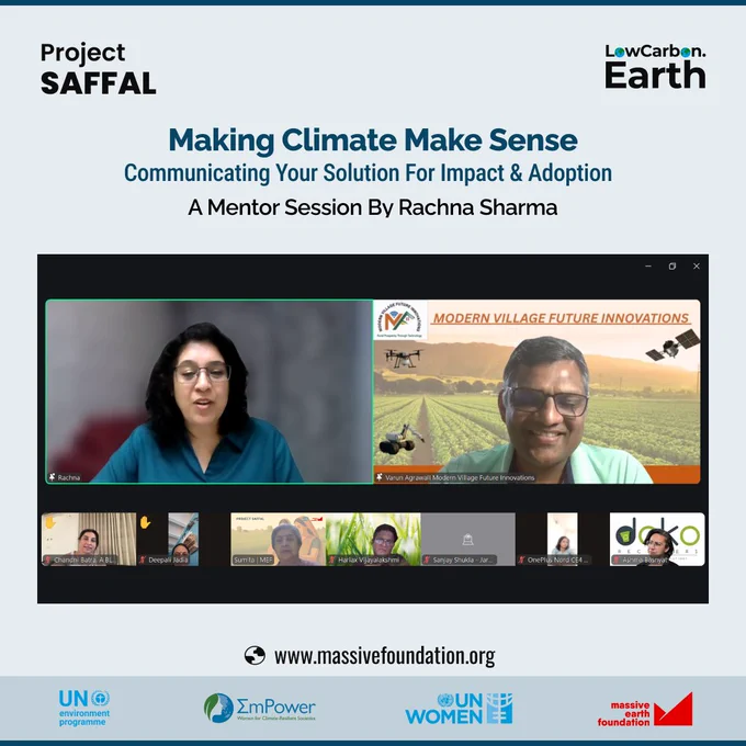Mentor Session: Rachna Sharma @ Project SAFFAL