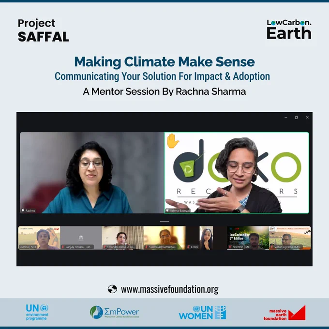 Mentor Session: Rachna Sharma @ Project SAFFAL