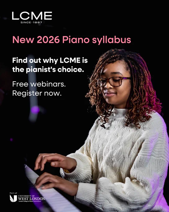 Piano webinar - find out why LCME is the pianist's choice.