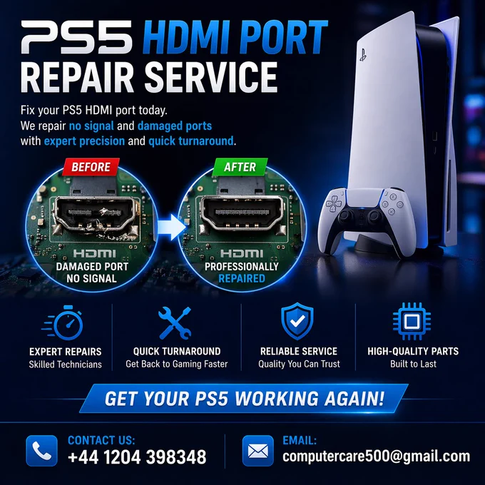 PS5 HDMI Port Repair Service