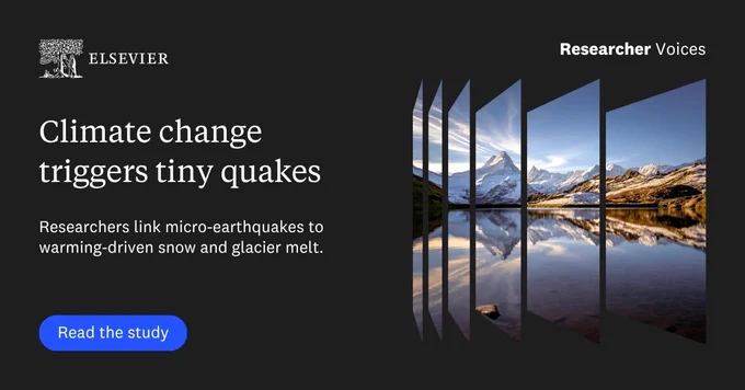 Climate change triggers tiny quakes