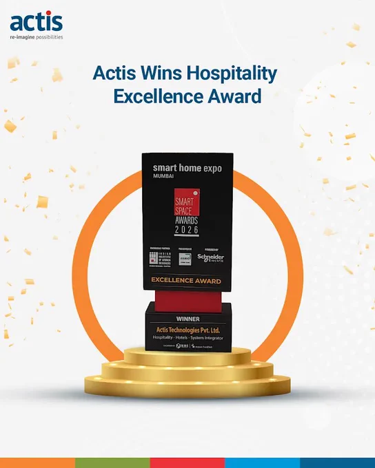 Actis wins Hospitality Excellence Award