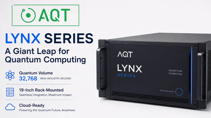Alpine Quantum Technologies (AQT) has formally launched its LYNX Series, a revolutionary generation of quantum computers that has established a daunting new benchmark for the industry, marking the beginning of a new age for European deep tech. The LYNX Series, has attained a Quantum Volume (QV) of 32,768, setting a record for a universal quantum computer that is completely developed, manufactured, and run in Europe.

This milestone signifies a substantial change in the way quantum hardware is incorporated into current industrial infrastructures, not just a numerical accomplishment. AQT is bridging the gap between experimental laboratory settings and real-world data center situations by integrating this enormous power into a typical 19-inch rack-mounted system.