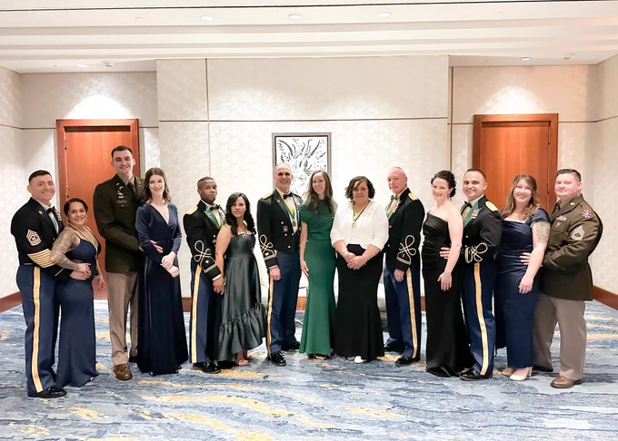 Army CID in attendance at the Provost Marshall hosted the U.S. Army Law Enforcement Professionals Ball in Alexandria, VA