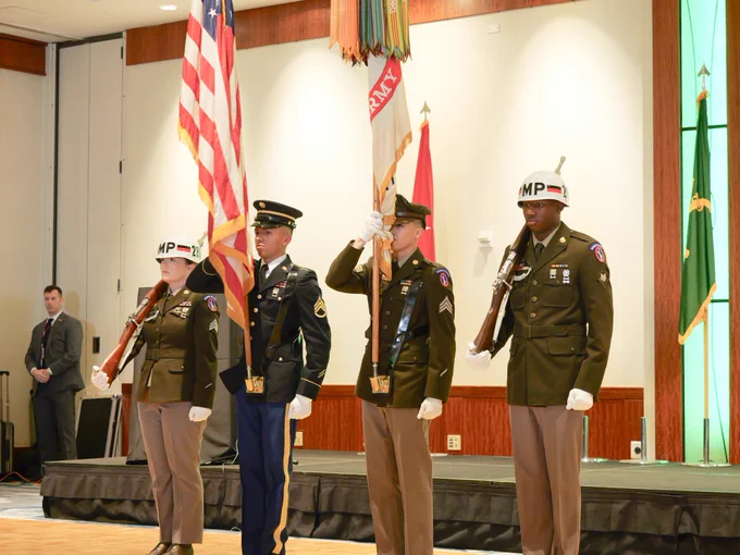 Office of the Provost Marshal General hosted the U.S. Army Law Enforcement Professionals Ball in Alexandria, Virginia
