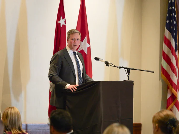 Special address from Secretary of the Army Daniel P. Driscoll, who served as a guest speaker 
