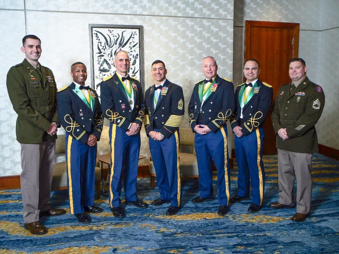 Army CID in attendance at the ffice of the oProvost Marshal General hosted the U.S. Army Law Enforcement Professionals Ball in Alexandria, Virginia