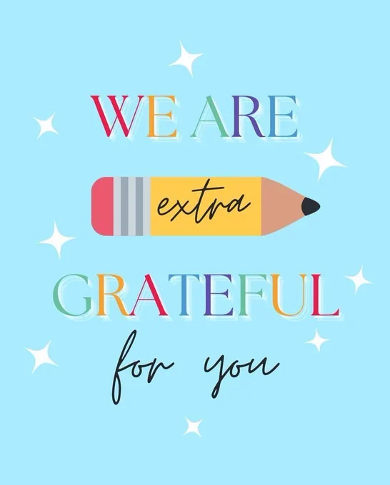 Teacher appreciation