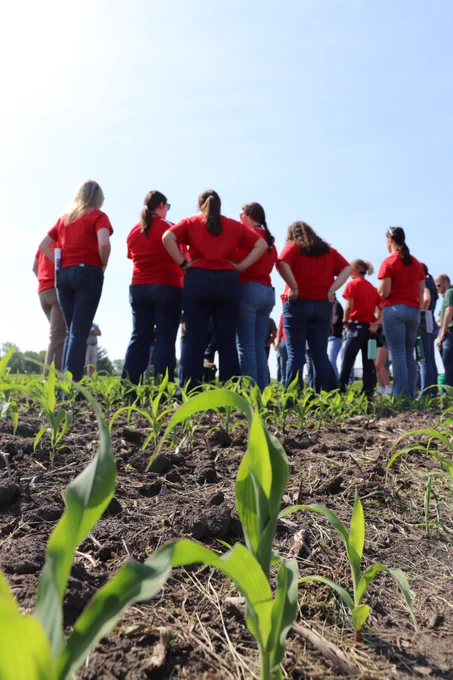 Photo of interns and early career agronomists attending workshop. 
