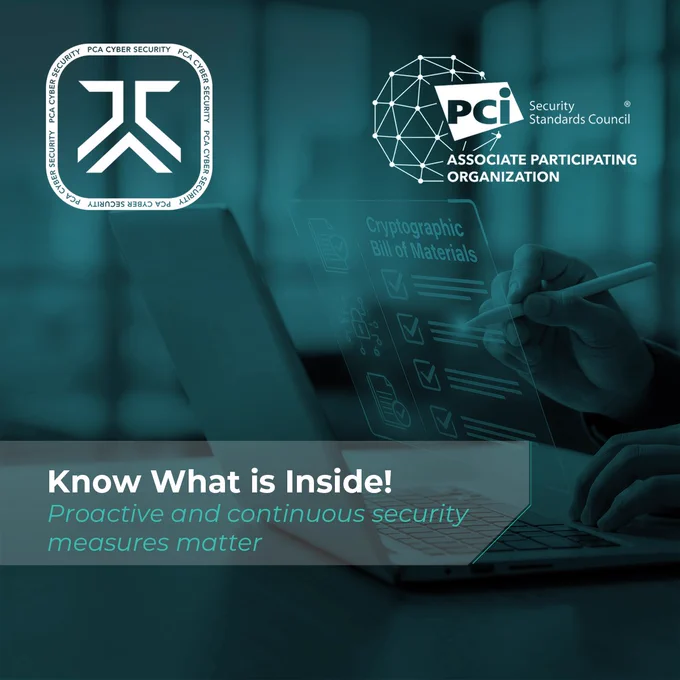 Final edition of PCA Cyber Security's fintech security series as a new APO within the PCI Security Standards Council 
SCA & SBOM Validation
Do you really know what’s inside your software?
We uncover hidden components and real-world vulnerabilities.
Learn more: pcacybersecurity.com/services/threat_intelligence/software-composition-analysis-sca-and-sbom-validation