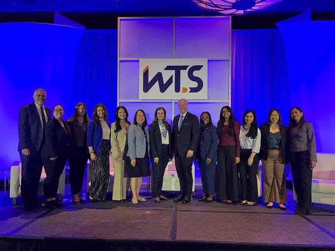 Port of Los Angeles Executive Director Gene Seroka along with Deputy Executive Directors Dina Aryan-Zahlan, P.E. and Erica Calhoun, and Chief Harbor Engineer of Design Chris Brown, joined Port engineers from the Construction and Engineering divisions at the WTS International Conference, May 5, 2026.
