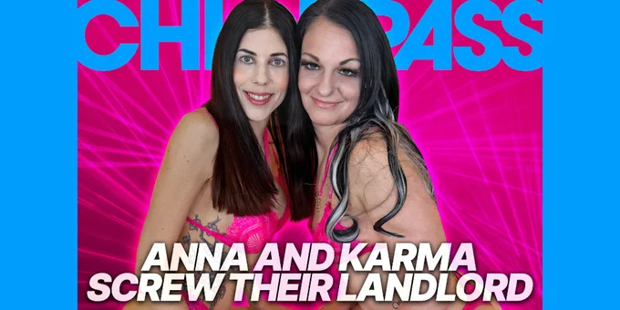 Anna Cummings, Karma Blayze Bang the Landlord for ChickPass