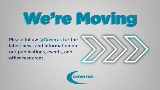 TechWell   Coveros = One Team.
We’re officially moving!
Join the conversation at @Coveros.
