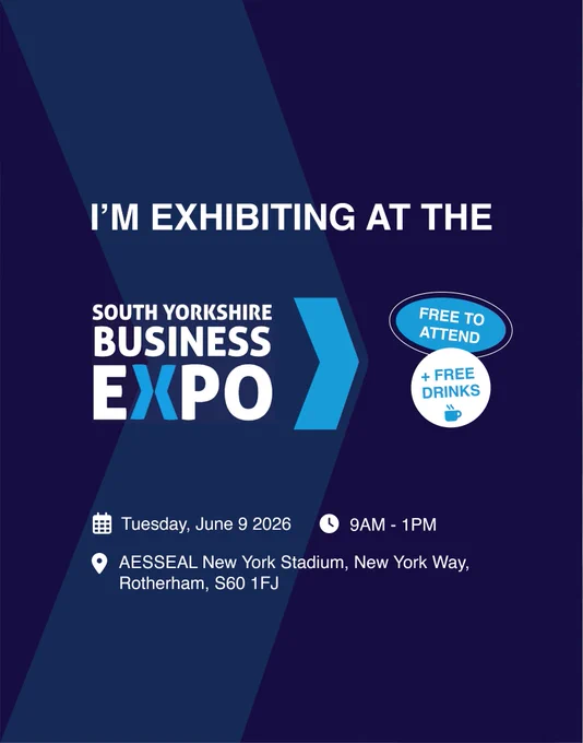 An advert for the South Yorkshire Business Expo, which Craig Smith of CRS Editorial will be exhibiting at. 