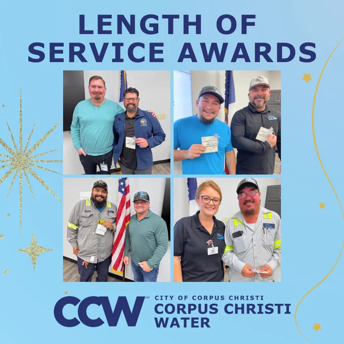 Awards for CCW employees who have reached career milestones, also called Length of Service Awards