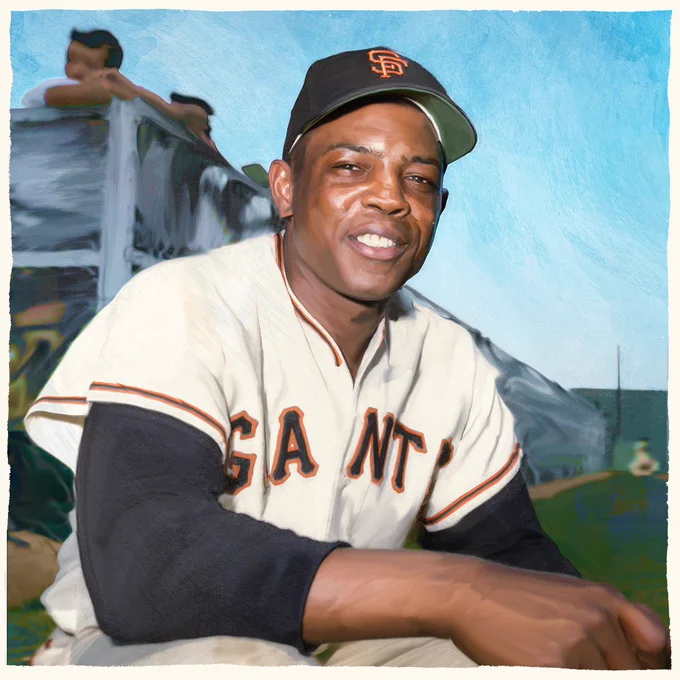 Image of Willie Mays in a Giants uniform