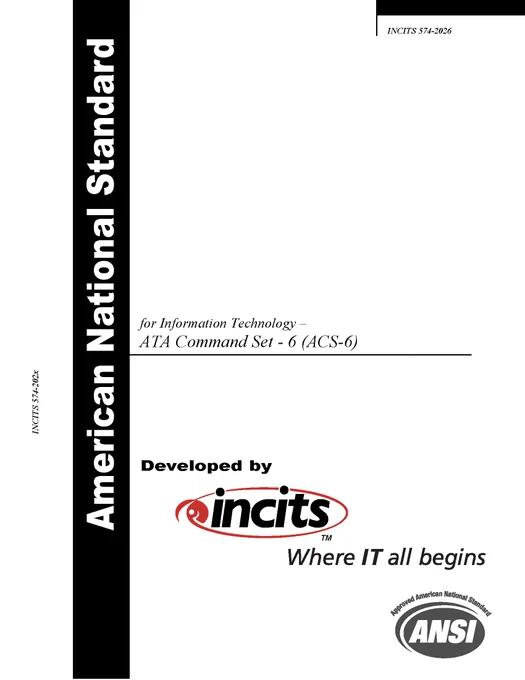Cover of INCITS 574-2026