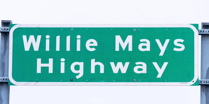 Up-close photo of the sign