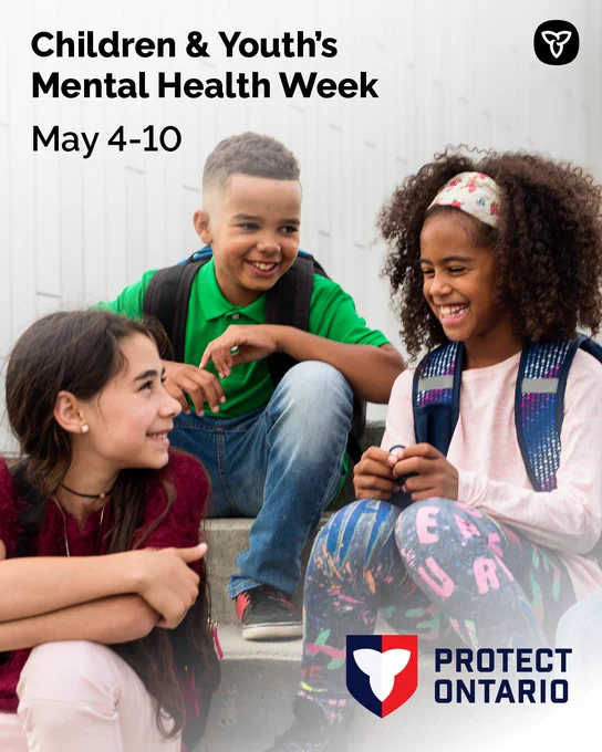 Children & Youth's Mental Health Week, May 4–10