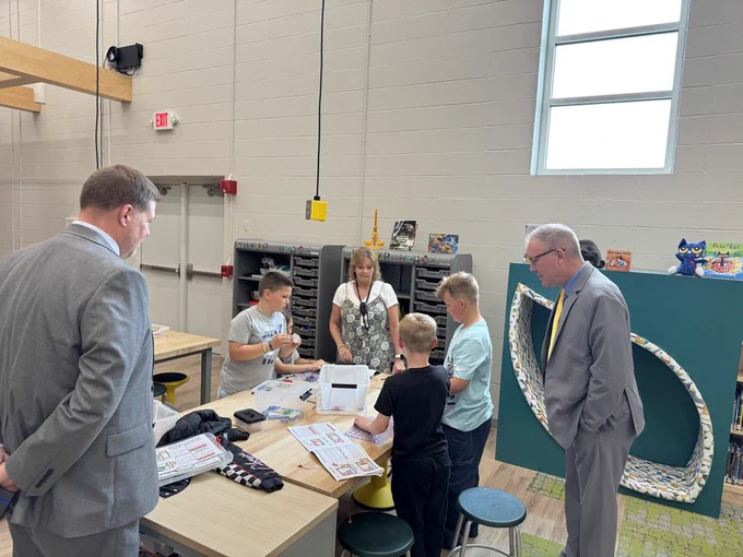 Mr. Ketchum visits STEM rotations