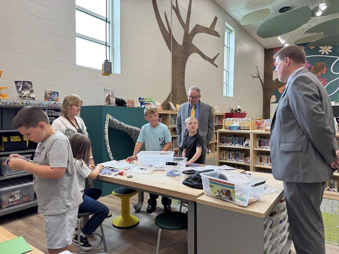 Mr. Ketchum visits STEM rotations