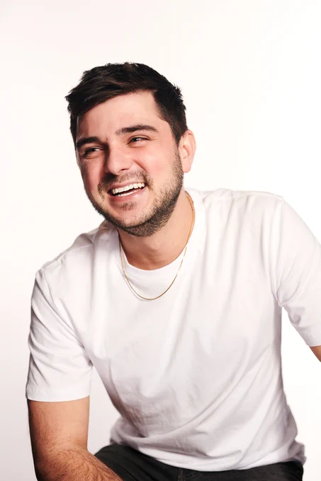A man smiling