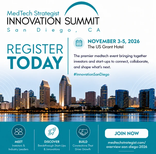#InnovationSanDiego is where #medtech innovation meets opportunity. Join investors, start-ups, and strategics Nov 3-5, 2026: https://bit.ly/3PtRwUB