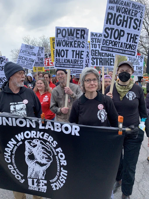Members of Local 203 in Burlington, VT.