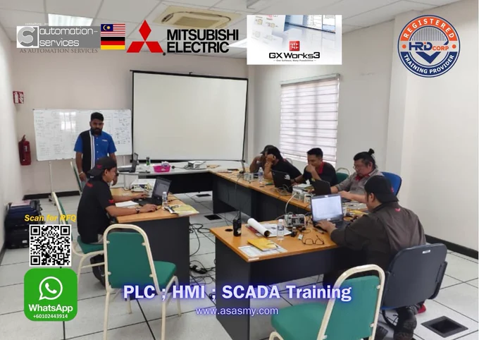 Onsite #PLCTraining #Sabah! #Mitsubishi #FX5U   #Weintek #HMI. #GXWorks3 #LadderLogic #Troubleshooting #HandsOn #RD #Automation #KotaKinabalu #Industry40 #CorporateTraining 📲 60102443914 asasmy.com/request-quotation