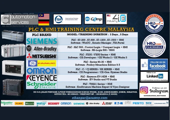 #FX5U #MitsubishiPLC & Weintek #HMI 3-day #training #Sabah. #GXWorks3 #LadderLogic #EasyBuilderPro #HandsOn #Troubleshooting #RD #Automation #KotaKinabalu #Industry40 #PLCTraining 📲 60102443914 asasmy.com/request-quotation