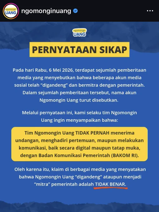 Foto: IG/ngomonginuang