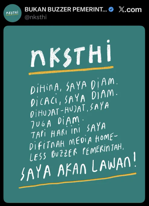 Foto: X/nksthi