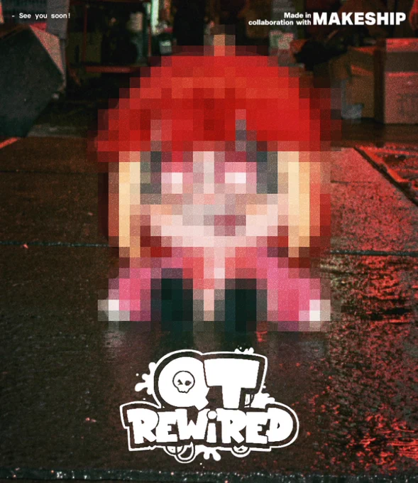 QT Plushie produced in collaboration with Makeship.