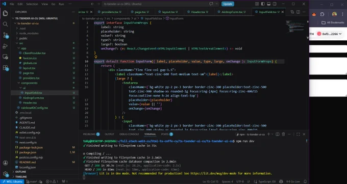 A snippet of my code