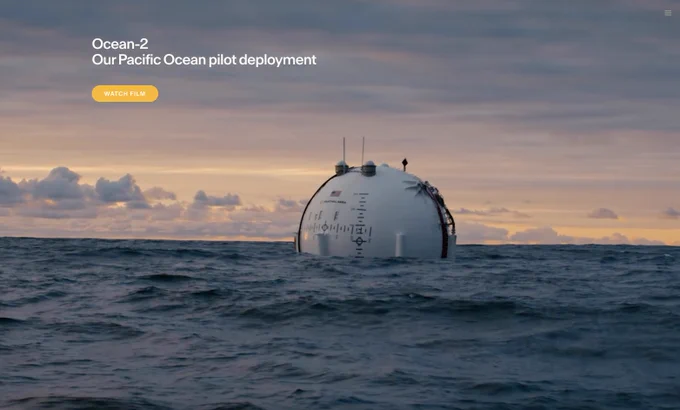 Ocean-2, le datacenter de la startup Panthalassa, actuellement dans l'Oregon, Washington