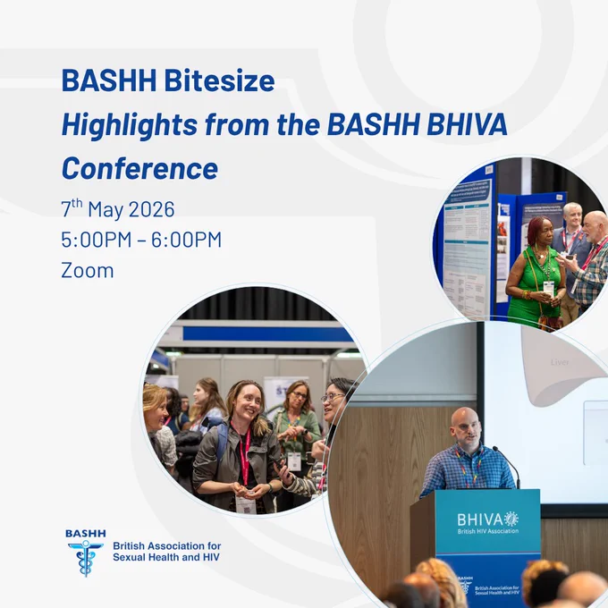 BASHH Bitesize
Highlights from the BASHH BHIVA Conference
7th May 2026
5-6pm
Zoom
