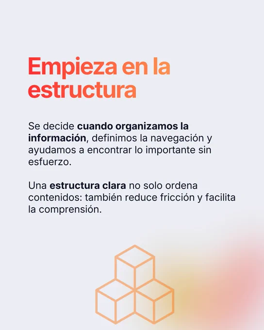 La accesibilidad empieza en la estructura: se decide cuando organizamos la información.