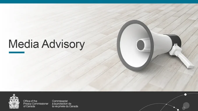Media advisory.