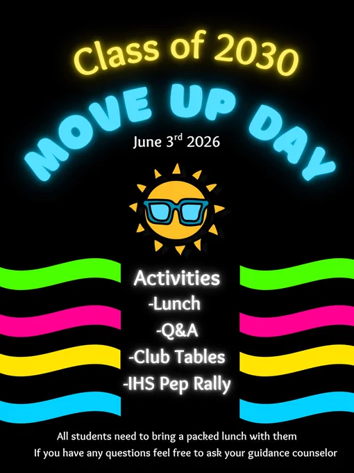 Class of 2030 Move Up Day