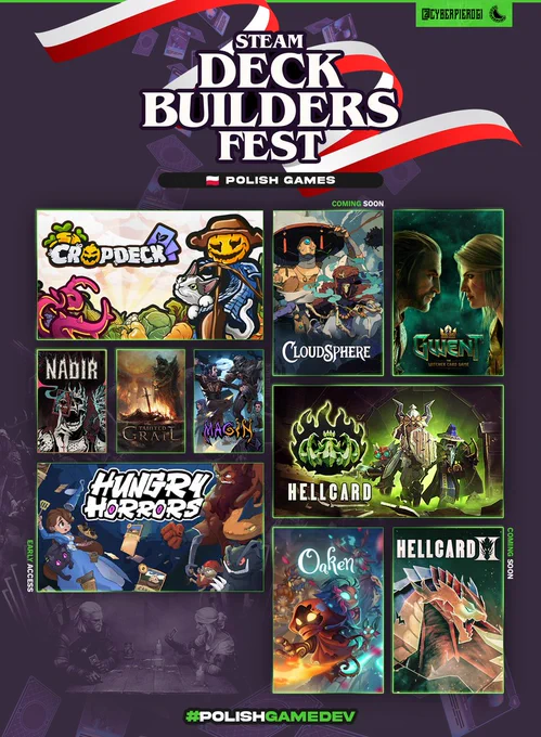 Polish Games of Steam Deckbuilders Fest