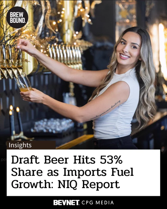 NIQ/Draftline Report: Draft Gains Share, Imports Drive Growth