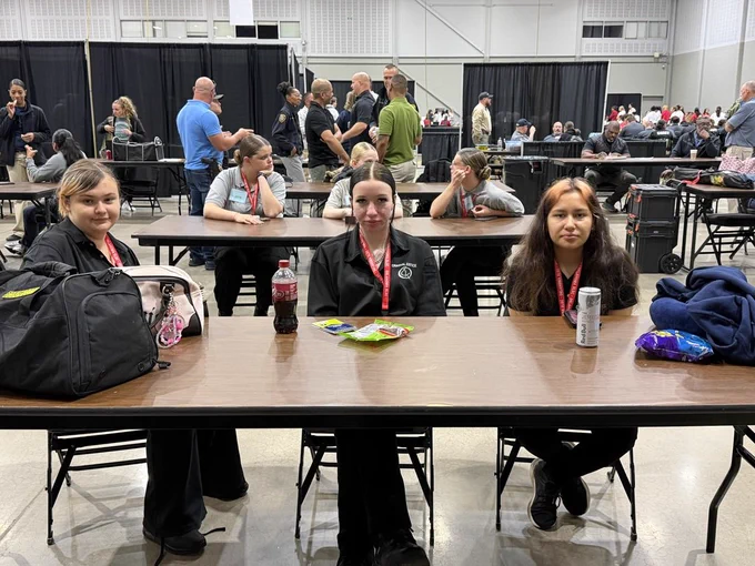 Congratulations to our amazing students who recently represented CKTC at the SkillsUSA competitions! 🔥⚖️  Shaylynn McClure, Adriana Cisneros, Abby Bowlin, and Layla Graf competed in the Criminal Justice competition, showcasing their knowledge, professionalism, and dedication to the field. 🚔👮‍♀️  Victoria Nygaard, Jaylyn Littleghost, and Kaylee Copeland also did an outstanding job competing in the Crime Scene Investigation competition, demonstrating impressive teamwork and investigative skills. 🔎🕵️‍♀️  We are incredibly proud of each of these students for representing CKTC with excellence at SkillsUSA! 💙💛