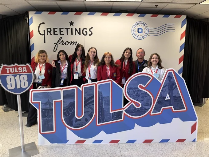 Congratulations to our amazing students who recently represented CKTC at the SkillsUSA competitions! 🔥⚖️  Shaylynn McClure, Adriana Cisneros, Abby Bowlin, and Layla Graf competed in the Criminal Justice competition, showcasing their knowledge, professionalism, and dedication to the field. 🚔👮‍♀️  Victoria Nygaard, Jaylyn Littleghost, and Kaylee Copeland also did an outstanding job competing in the Crime Scene Investigation competition, demonstrating impressive teamwork and investigative skills. 🔎🕵️‍♀️  We are incredibly proud of each of these students for representing CKTC with excellence at SkillsUSA! 💙💛