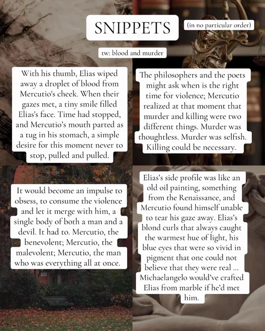 several snippets of the book here - too many characters for alt text but please let me know if you'd like me to send you anything here separately!