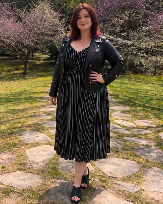 Mikaela Way stands in the USC Upstate Arboretum